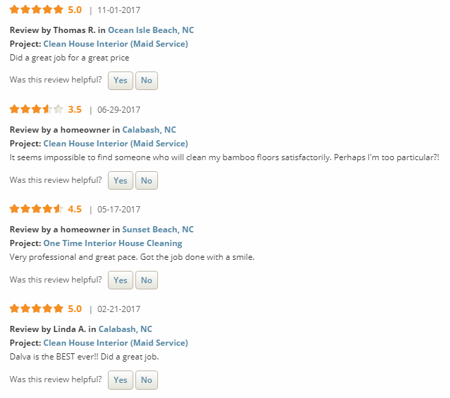 Homeadvisor testimonials